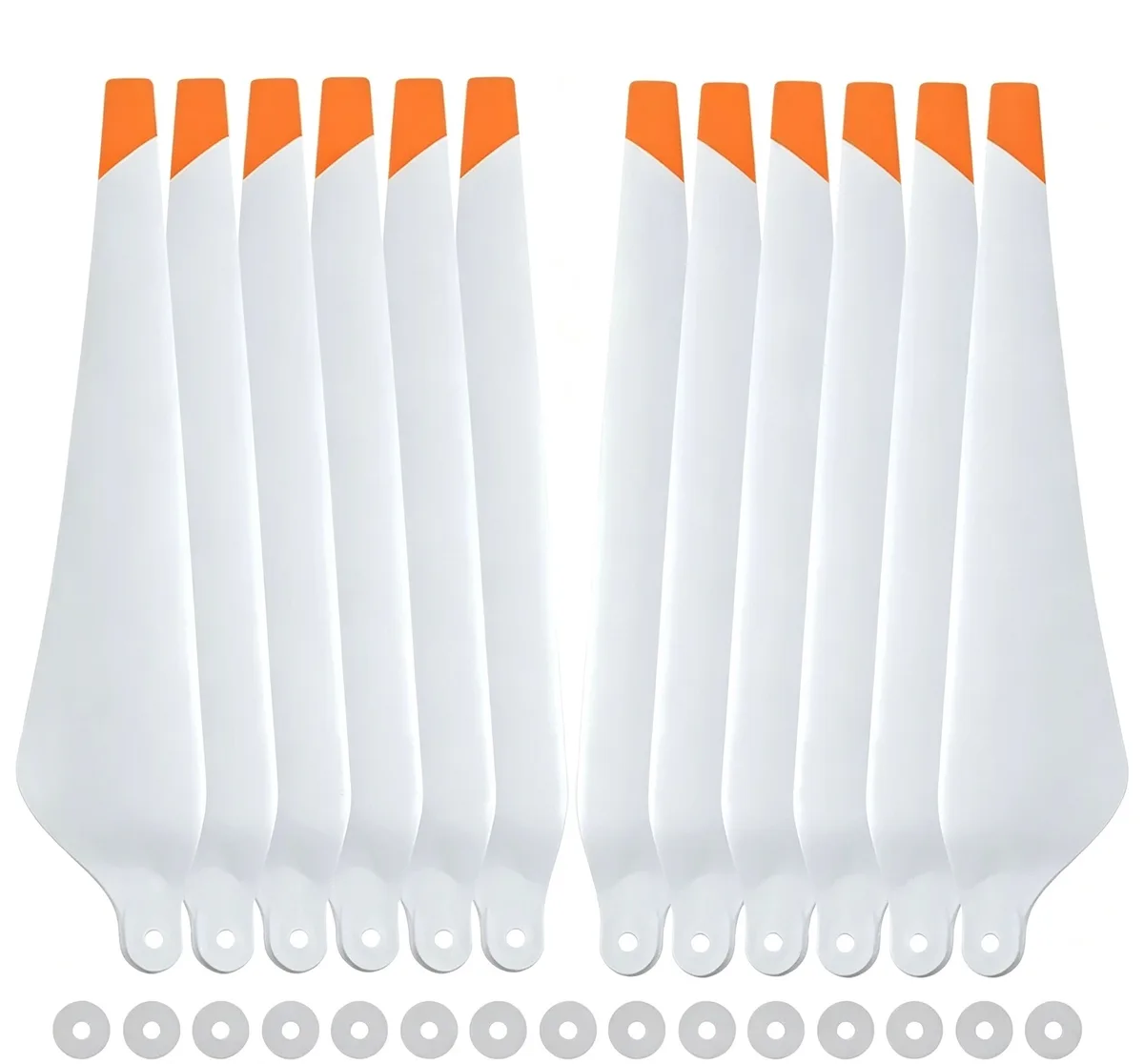 TBD-T30-PROPELLER-002-CCWL White High Carbon Propeller 3820 CCW Lower Pair for DJI Agras T30